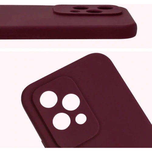 Silikonowe etui Bizon Soft Case do Honor 200 Lite ciemnofioletowe