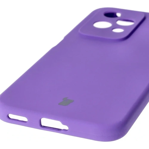 Silikonowe etui Bizon Soft Case do Honor 200 Lite fioletowe