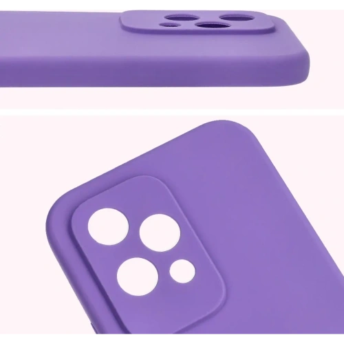 Silikonowe etui Bizon Soft Case do Honor 200 Lite fioletowe