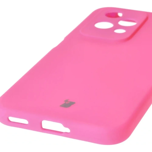 Silikonowe etui Bizon Soft Case do Honor 200 Lite neonowo-różowe