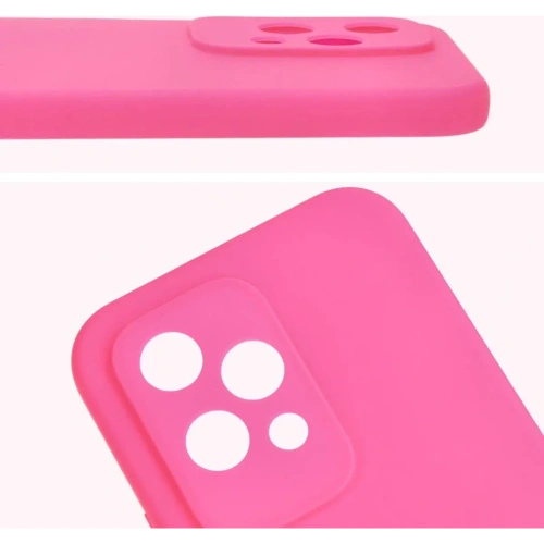 Silikonowe etui Bizon Soft Case do Honor 200 Lite neonowo-różowe