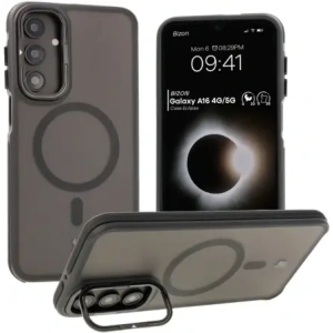 Wholesale Bizon Case Eclipse Samsung Galaxy A16 4G/5G smoky with a black frame - BIZ7173 - {ean13} - Hurt
