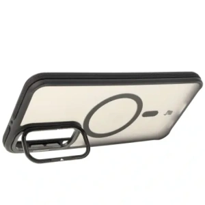 Hurtownia GSM - Etui z podstawką i pierścieniem magnetycznym Bizon Case Eclipse do Samsung Galaxy A16 4G/5G przydymione z czarną ramką - BIZ7173 - {ean13} - Hurt