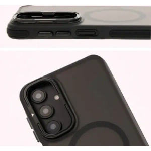 Hurtownia GSM - Etui z podstawką i pierścieniem magnetycznym Bizon Case Eclipse do Samsung Galaxy A16 4G/5G przydymione z czarną ramką - BIZ7173 - {ean13} - Hurt