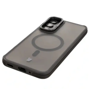 Hurtownia GSM - Etui z podstawką i pierścieniem magnetycznym Bizon Case Eclipse do Samsung Galaxy A16 4G/5G przydymione z czarną ramką - BIZ7173 - {ean13} - Hurt