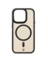 Hurtownia GSM - Etui z podstawką i pierścieniem magnetycznym Bizon Case Eclipse do Apple iPhone 15 Pro przydymione z czarną ramką - BIZ7177 - {ean13} - Hurt