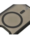 Hurtownia GSM - Etui z podstawką i pierścieniem magnetycznym Bizon Case Eclipse do Apple iPhone 15 Pro przydymione z czarną ramką - BIZ7177 - {ean13} - Hurt