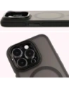 Hurtownia GSM - Etui z podstawką i pierścieniem magnetycznym Bizon Case Eclipse do Apple iPhone 15 Pro przydymione z czarną ramką - BIZ7177 - {ean13} - Hurt