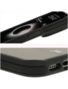 Hurtownia GSM - Etui z podstawką i pierścieniem magnetycznym Bizon Case Eclipse do Apple iPhone 15 Pro przydymione z czarną ramką - BIZ7177 - {ean13} - Hurt