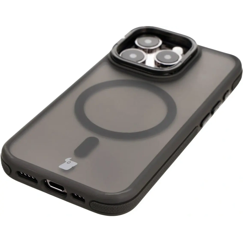 Wholesale Bizon Case Eclipse Apple iPhone 15 Pro smoky with a black frame - BIZ7177 - {ean13} - Hurt
