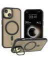 Bizon Case Eclipse Apple iPhone 15 rauchig mit einem schwarzen Rahmen