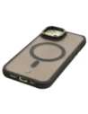 Hurtownia GSM - Etui z podstawką i pierścieniem magnetycznym Bizon Case Eclipse do Apple iPhone 15 przydymione z czarną ramką - BIZ7178 - {ean13} - Hurt