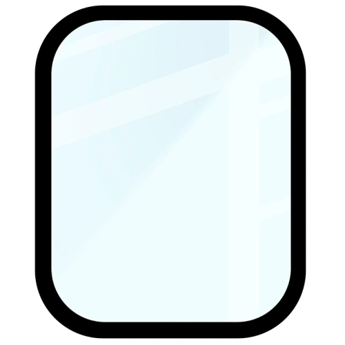 Szkło hybrydowe Bizon Glass Watch Edge Hybrid do Xiaomi Redmi Watch 5 Active czarne