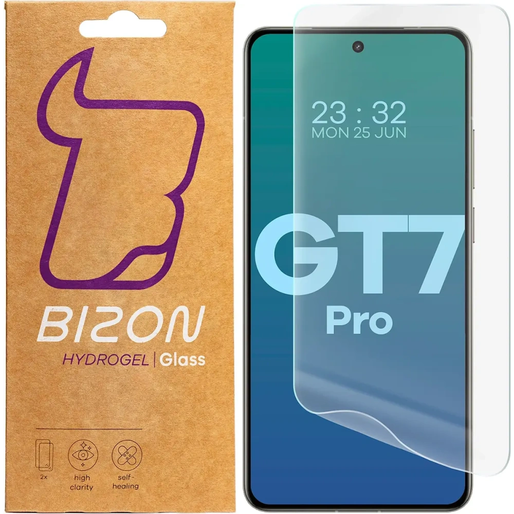 Hurtownia GSM - Bizon Glass Hydrogel Front Realme GT 7 Pro [2 PACK] - BIZ7181 - {ean13} - Hurt