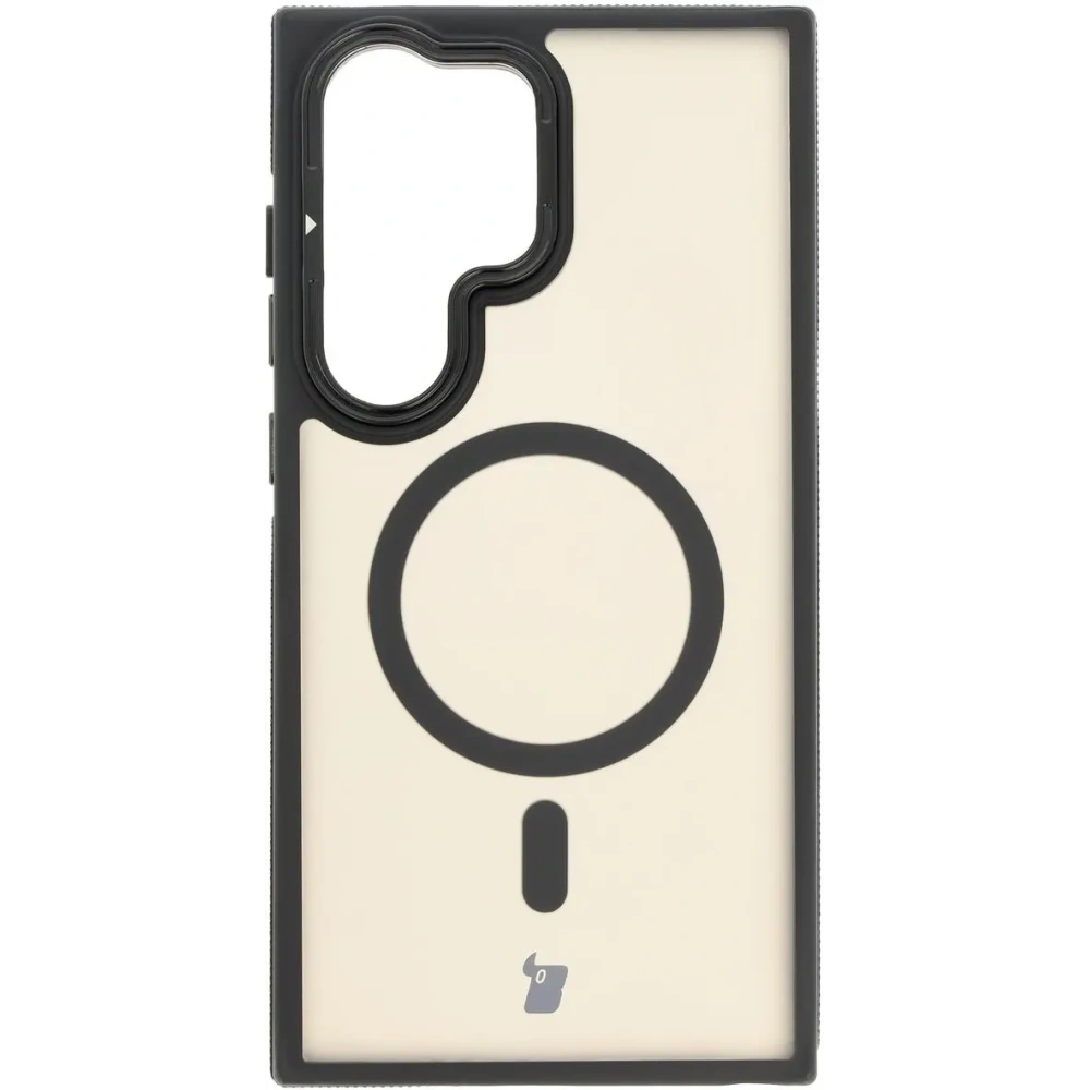 Hurtownia GSM - Culoare fumurie Bizon Case Eclipse Samsung Galaxy S24 Ultra cu un cadru negru - BIZ7182 - {ean13} - Hurt
