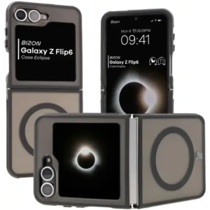 Hurtownia GSM - Bizon Case Eclipse Samsung Galaxy Z Flip6 rauchig mit einem schwarzen Rahmen - BIZ7183 - {ean13} - Hurt