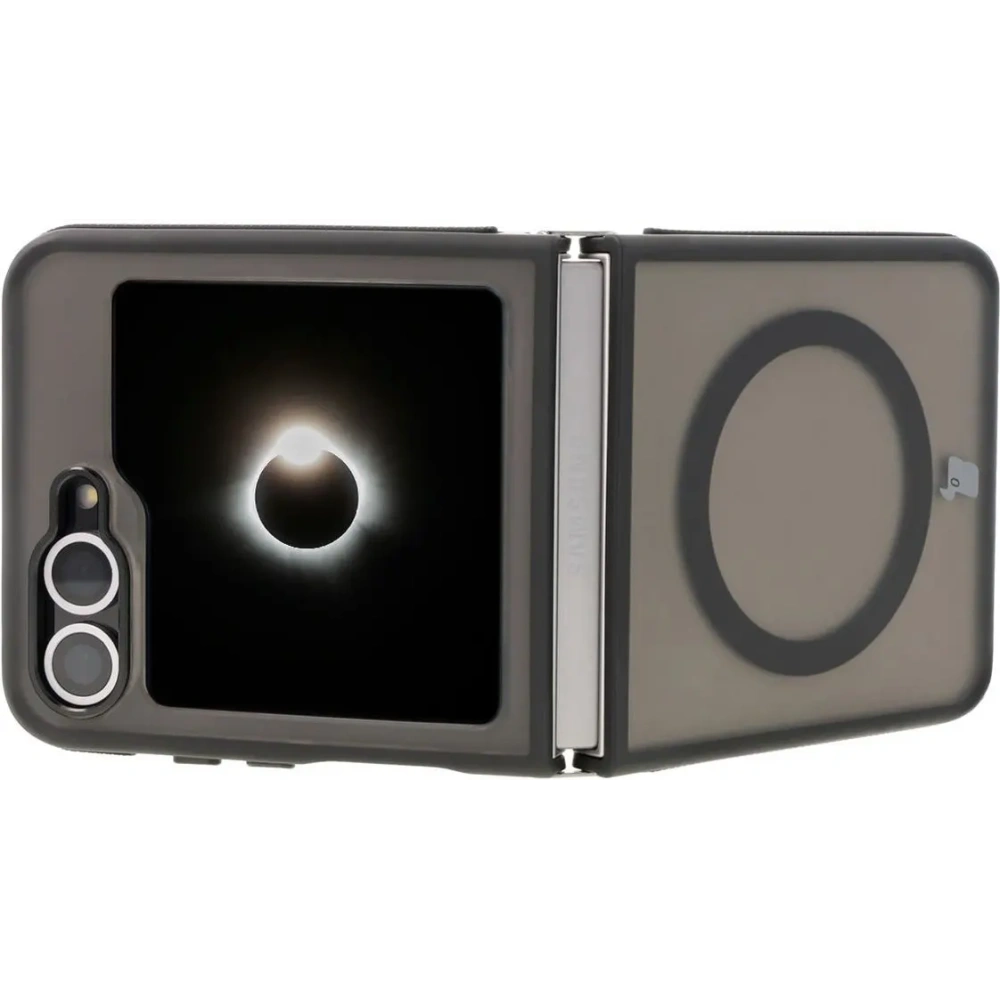 Hurtownia GSM - Bizon Case Eclipse Samsung Galaxy Z Flip6 rauchig mit einem schwarzen Rahmen - BIZ7183 - {ean13} - Hurt
