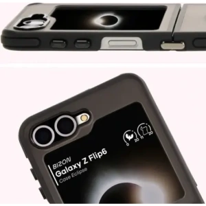 Hurtownia GSM - Bizon Case Eclipse Samsung Galaxy Z Flip6 füstös, fekete kerettel - BIZ7183 - {ean13} - Hurt