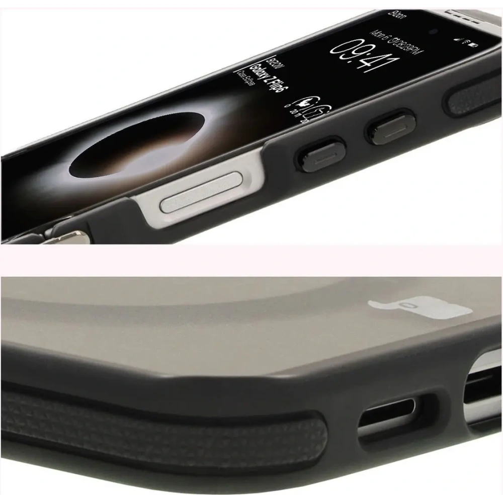 Wholesale Bizon Case Eclipse Samsung Galaxy Z Flip6 smoky with a black frame - BIZ7183 - {ean13} - Hurt