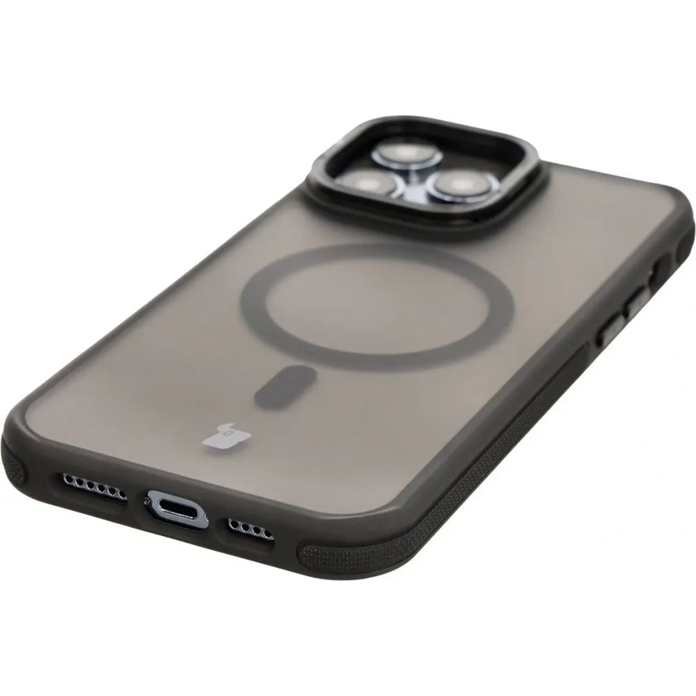 Hurtownia GSM - Bizon Case Eclipse Apple iPhone 14 Pro Max fumuriu cu un cadru negru - BIZ7185 - {ean13} - Hurt