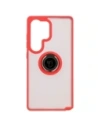 Wholesale Bizon Case Hybrid Ring Samsung Galaxy S25 Ultra smoky with a red frame - BIZ7189 - {ean13} - Hurt