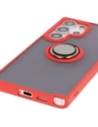 Wholesale Bizon Case Hybrid Ring Samsung Galaxy S25 Ultra smoky with a red frame - BIZ7189 - {ean13} - Hurt
