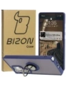 Wholesale Bizon Case Hybrid Ring Samsung Galaxy S25 Ultra smoky with a navy blue frame - BIZ7190 - {ean13} - Hurt