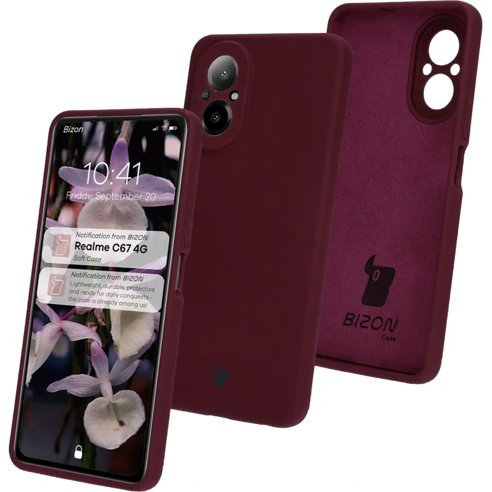 Wholesale Bizon Soft Case Realme C67 4G dark purple - BIZ7193 - {ean13} - Hurt