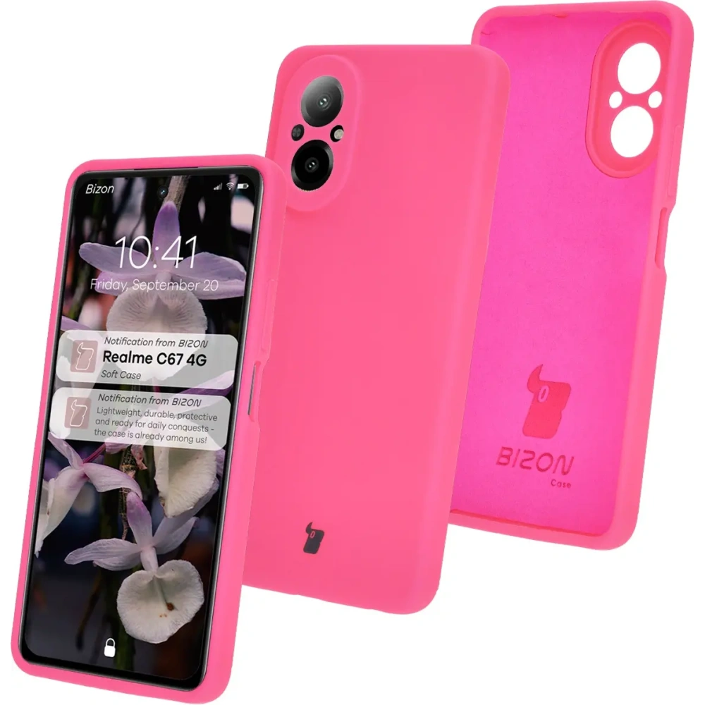 Wholesale Bizon Soft Case Realme C67 4G neon pink - BIZ7197 - {ean13} - Hurt