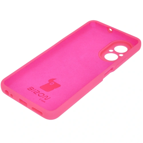 Silikonowe etui Bizon Soft Case do Realme C67 4G neonowo-różowe