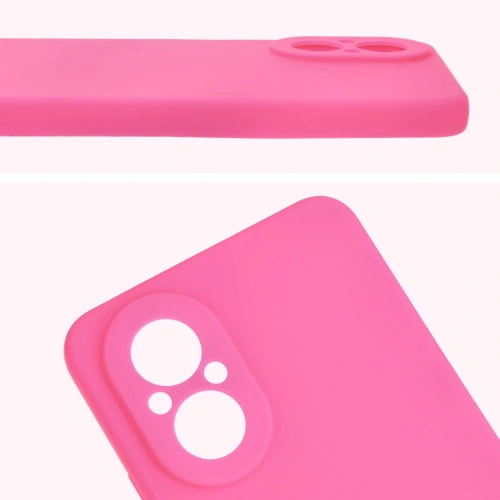Silikonowe etui Bizon Soft Case do Realme C67 4G neonowo-różowe