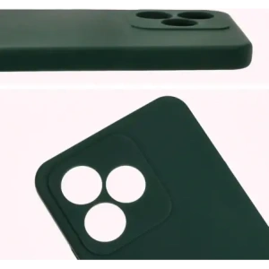 Silikonový obal Bizon Soft Case pro Realme Note 50 / Realme C53 / C51 tmavě zelený