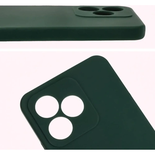 Silikonowe etui Bizon Soft Case do Realme Note 50 / Realme C53 / C51 ciemnozielone