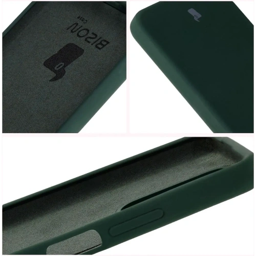 Silikonowe etui Bizon Soft Case do Realme Note 50 / Realme C53 / C51 ciemnozielone