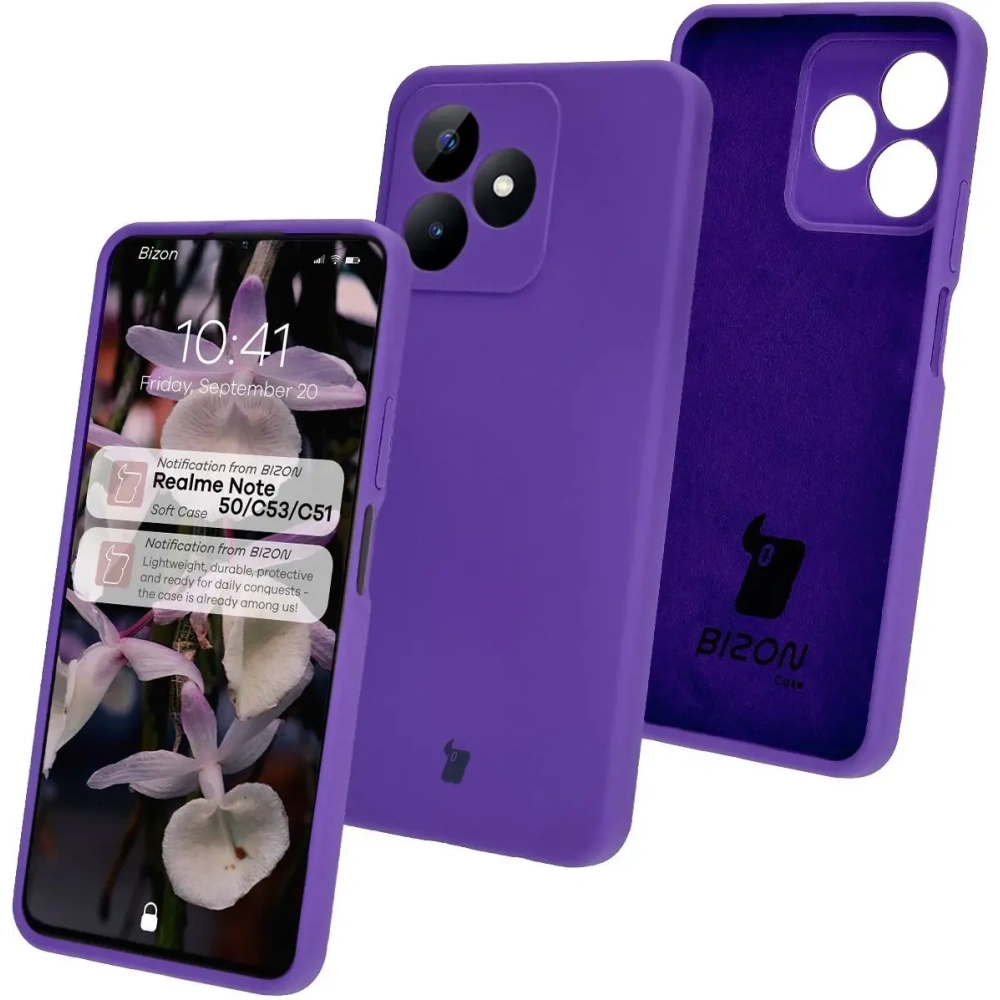 Hurtownia GSM - Bizon Soft Case Realme Note 50 / Realme C53 / C51 lila - BIZ7201 - {ean13} - Hurt