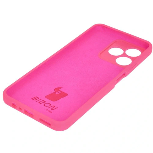 Silikonowe etui Bizon Soft Case do Realme Note 50 / Realme C53 / C51 neonowo-różowe