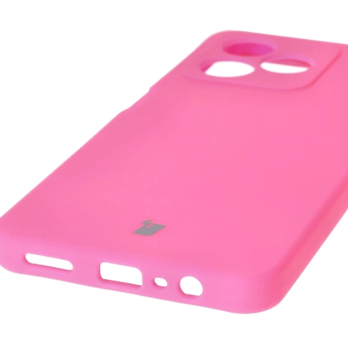 Silikonowe etui Bizon Soft Case do Realme Note 50 / Realme C53 / C51 neonowo-różowe