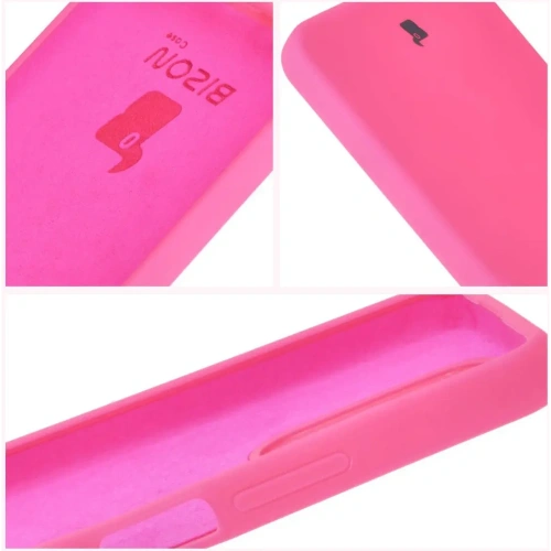 Silikonowe etui Bizon Soft Case do Realme Note 50 / Realme C53 / C51 neonowo-różowe
