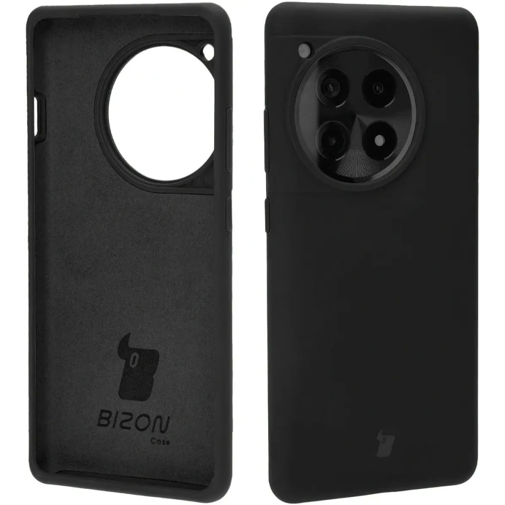 Hurtownia GSM - Silikonowe etui Bizon Soft Case do OnePlus 12R czarne - BIZ7203 - {ean13} - Hurt