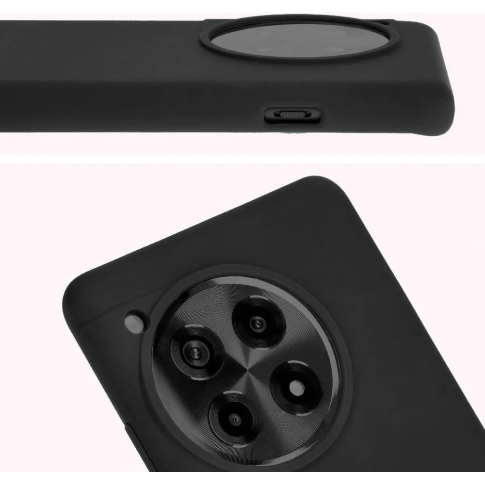 Hurtownia GSM - Silikonowe etui Bizon Soft Case do OnePlus 12R czarne - BIZ7203 - {ean13} - Hurt