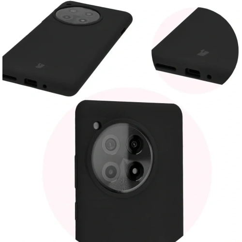 Silikonowe etui Bizon Soft Case do OnePlus 12R czarne