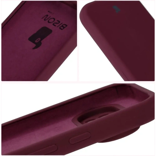 Silikonowe etui Bizon Soft Case do Google Pixel 9 Pro ciemnofioletowe