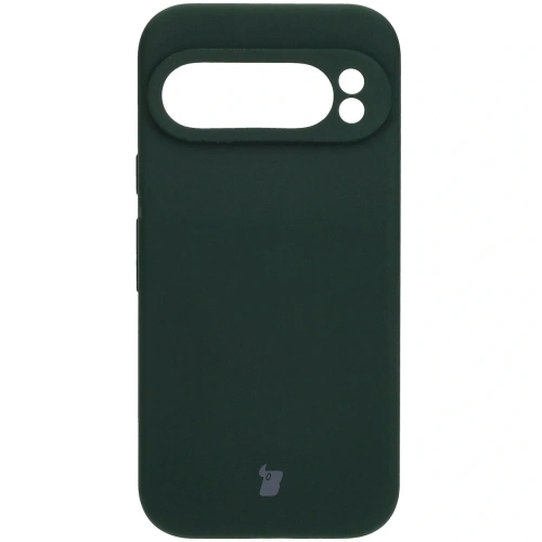 Silikonowe etui Bizon Soft Case do Google Pixel 9 Pro ciemnozielone