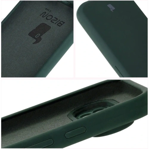 Silikonowe etui Bizon Soft Case do Google Pixel 9 Pro ciemnozielone
