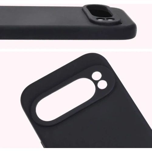 Silikonowe etui Bizon Soft Case do Google Pixel 9 Pro czarne