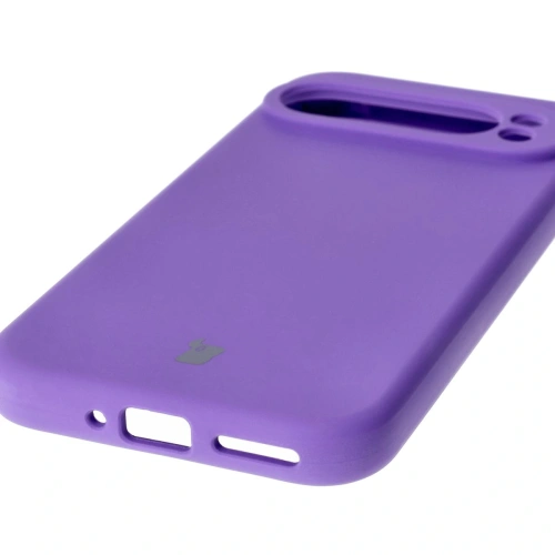 Silikonowe etui Bizon Soft Case do Google Pixel 9 Pro fioletowe