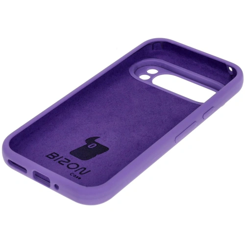 Silikonowe etui Bizon Soft Case do Google Pixel 9 Pro fioletowe