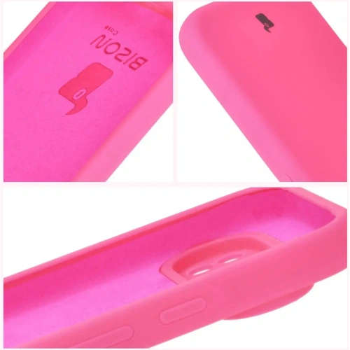 Silikonowe etui Bizon Soft Case do Google Pixel 9 Pro neonowo-różowe