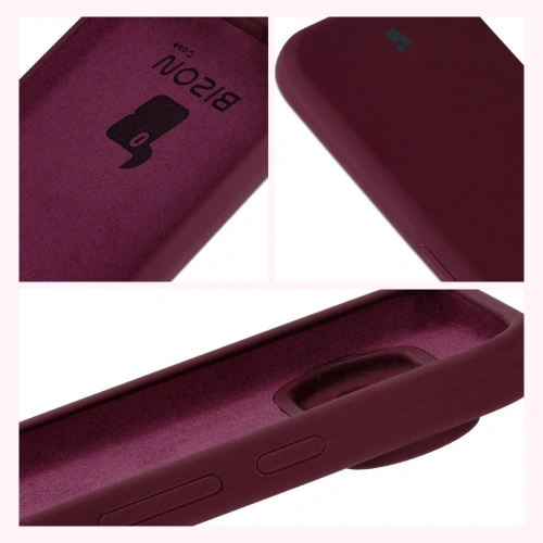 Silikonowe etui Bizon Soft Case do Google Pixel 9 ciemnofioletowe