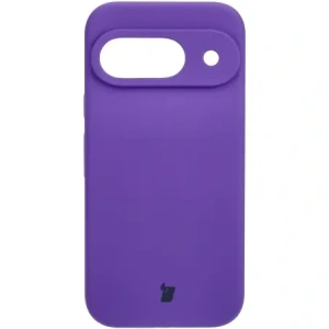 Silikonowe etui Bizon Soft Case do Google Pixel 9 fioletowe